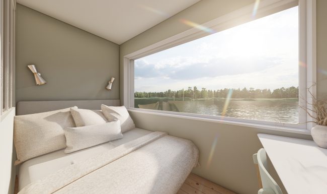 Homybox - espaces modulaires - studio - chambre d'amis - lit