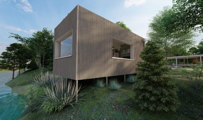 Homybox - box en bois - studio - chambre d'amis - exemple 3