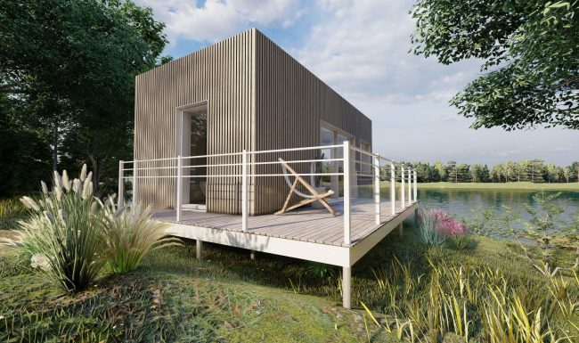 Homybox - box en bois - studio - chambre d'amis - exemple 4