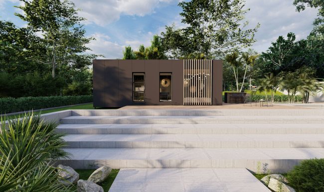 Homybox - box en bois - espace détente - pool house - exemple 5