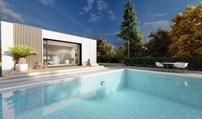 Homybox - box en bois - espace détente - salle de sport - exemple 1